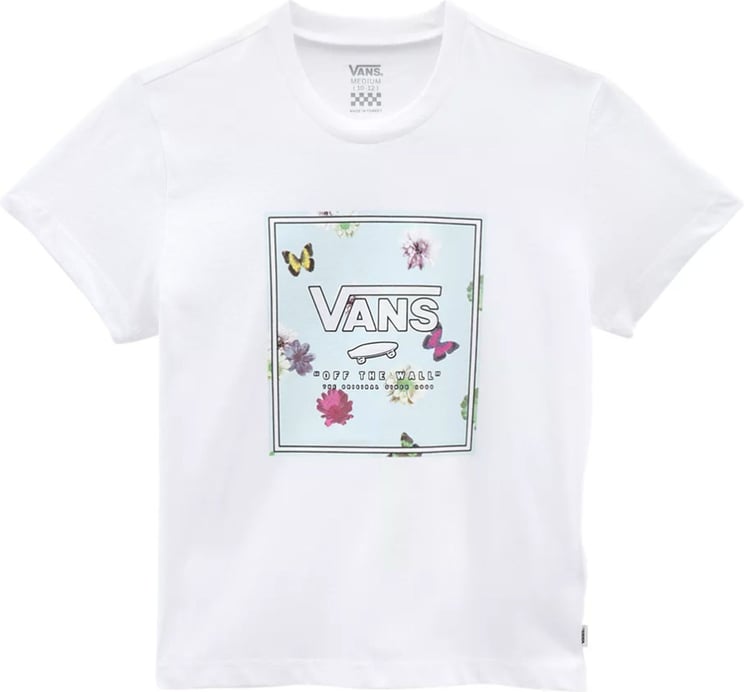 Vans T-shirt Kid Box Butter Floral Vn0a5lekwht Wit
