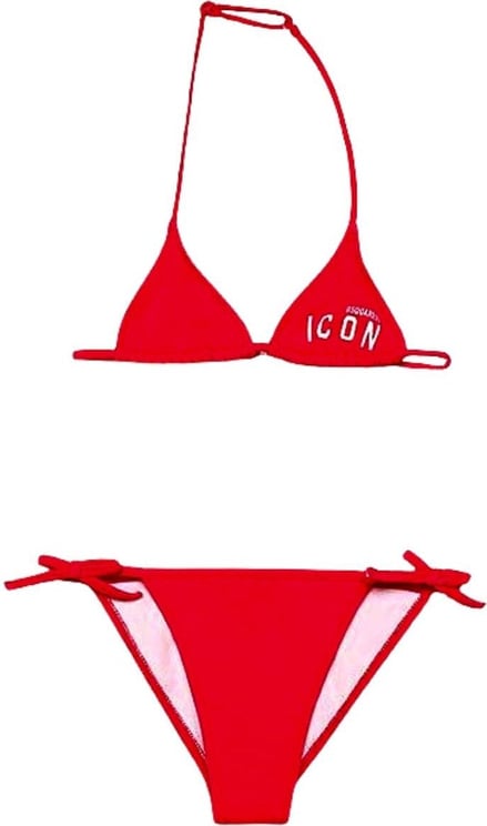 Dsquared2 Swimsuit D2m66f-icon Costume Bright Rood