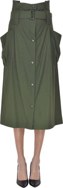 Kenzo Cargo Style Skirt Groen