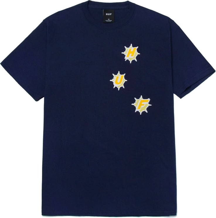 Huf T-shirt Man Infinity Jewel S/s Tee Ts01635.nvy Blauw