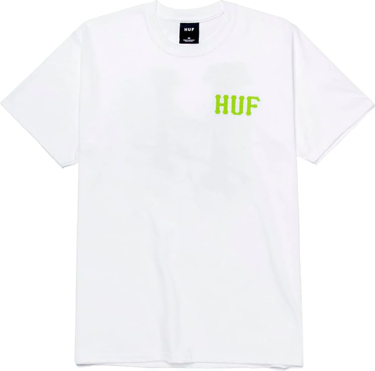 Huf T-shirt Man Golden Gate Classic H S/s Tee Ts01662.wht Wit