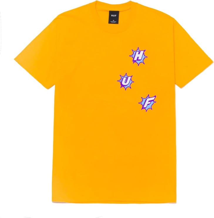 Huf T-shirt Man Infinity Jewel S/s Tee Ts01635.gld Geel