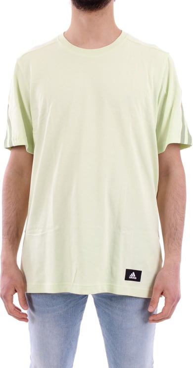 Adidas T-shirts And Polos Lightgreen (lime) Groen