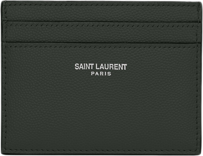 Saint Laurent Slp Cardcase Gdp Groen