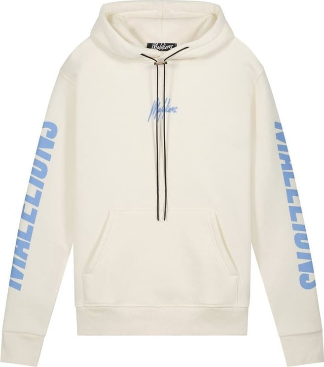Malelions Men Lective Hoodie - Blue/White Blauw