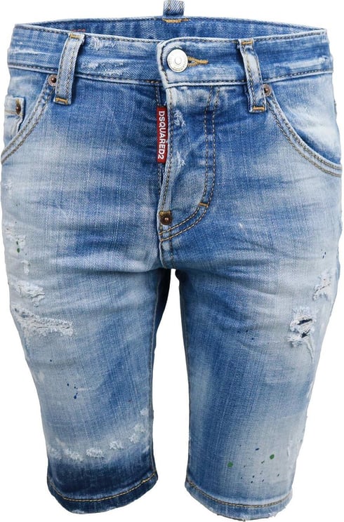 Dsquared2 Boys Short Jeans Blue