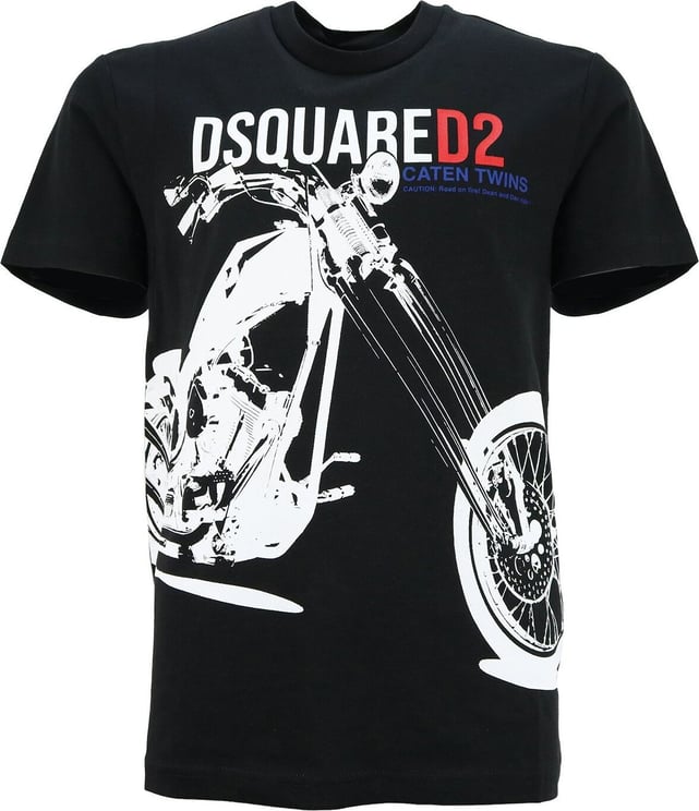 Dsquared2 Shirt Zwart Relax Fit Zwart