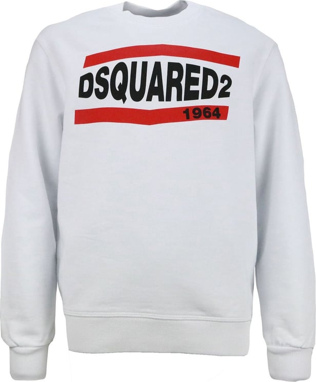 Dsquared2 Sweater 1964 Wit Relax Fit Wit