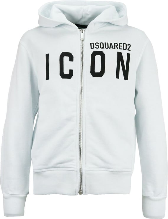 Dsquared2 Icon Sweatvest Wit Relax Fit Wit