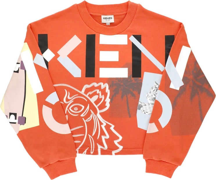 Kenzo Sweaters Coral Red Rood