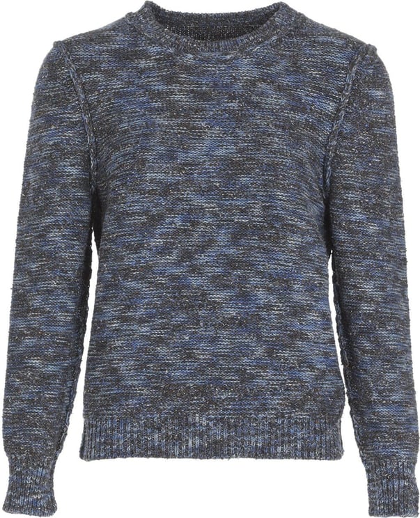 Maison Margiela Sweaters Blue Mix Blauw