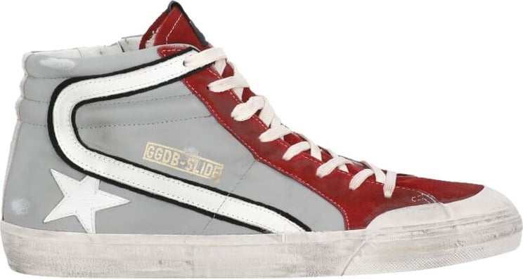 Golden Goose Sneakers Grey/dark Red/white/silver Rood