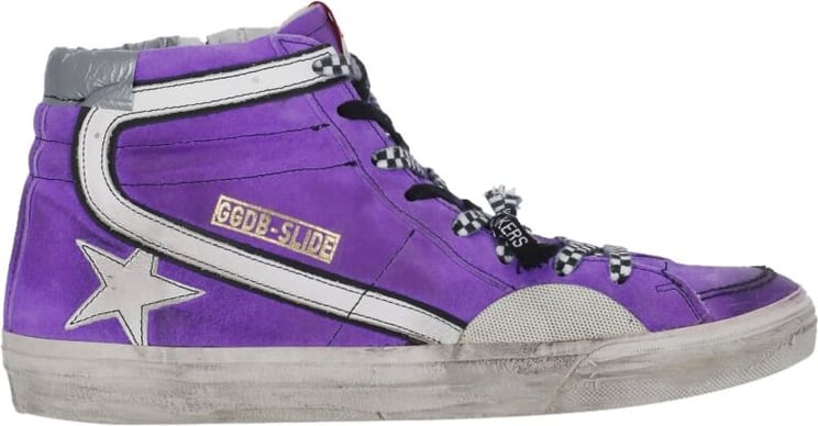 Golden Goose Sneakers Purple/white/silver Paars