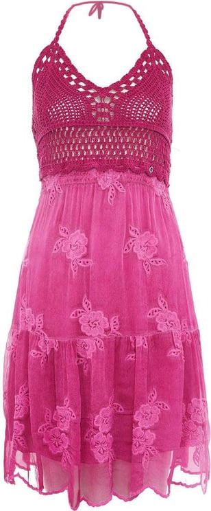 Crochet Dress Pink