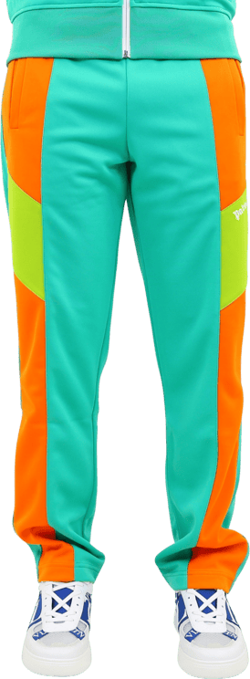 Palm Angels V Colorblock Track Pants Fores Groen