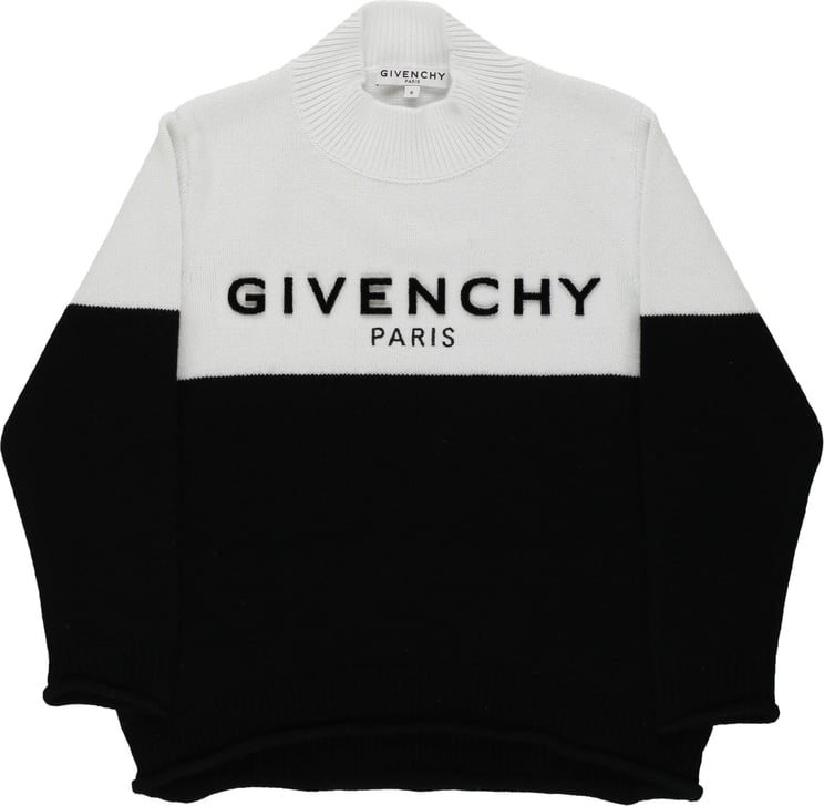 Givenchy Sweaters Black White Zwart