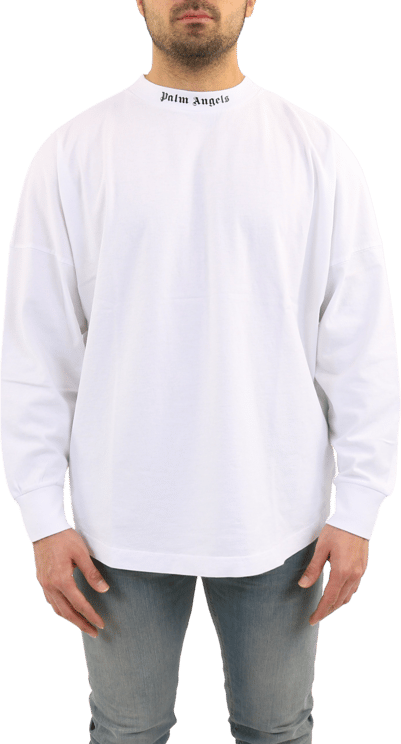Doubled Logo Over Tee L/S Whi