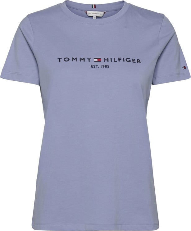 Tommy Hilfiger Essential T-shirt Lichtblauw Blauw