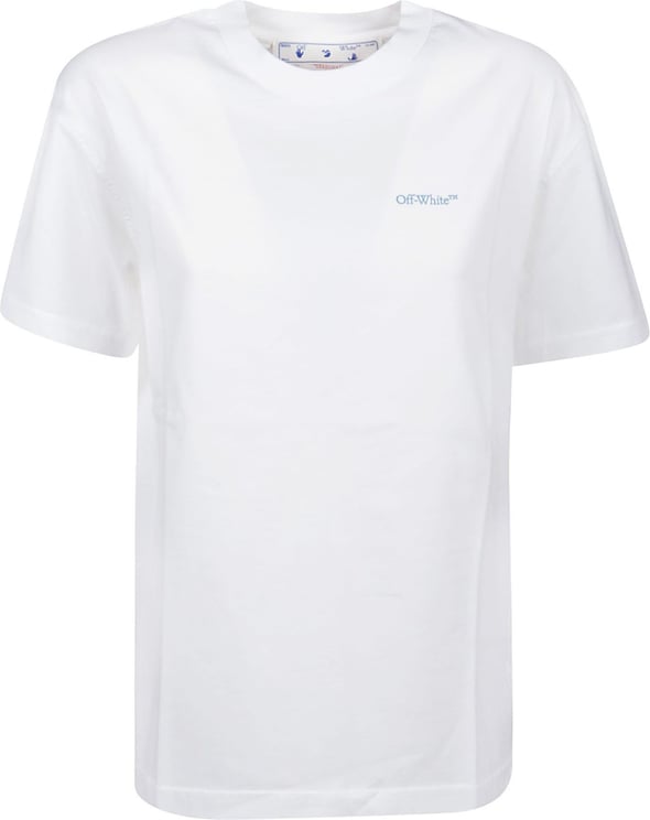 OFF-WHITE Blurred Arrow Casual T-shirt White Wit