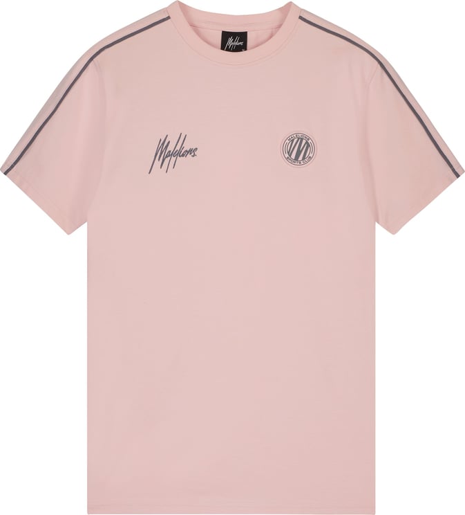 Malelions Sport Coach T-Shirt - Pink/Matt Gre Pink