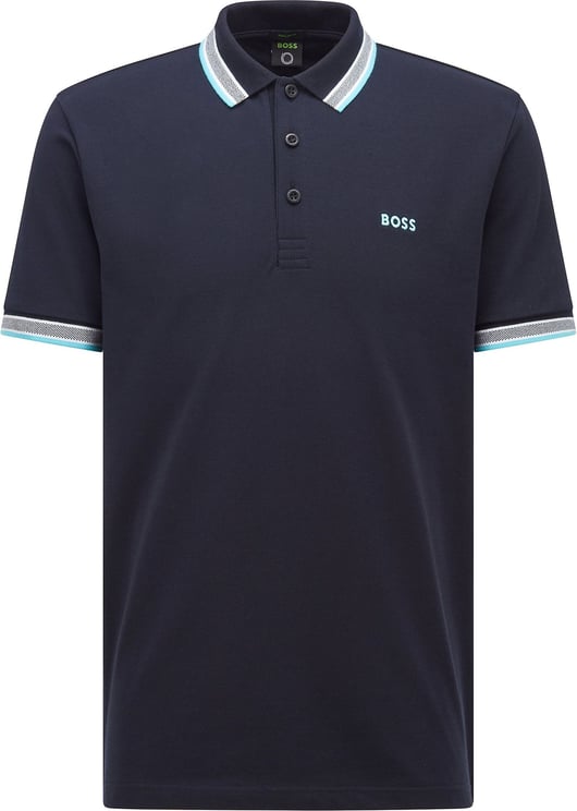 Hugo Boss T-shirts And Polos Blue Blauw