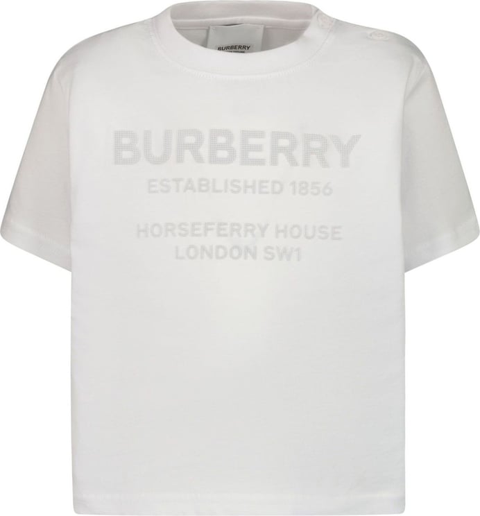 Burberry Burberry 8051452 baby t-shirt wit Wit