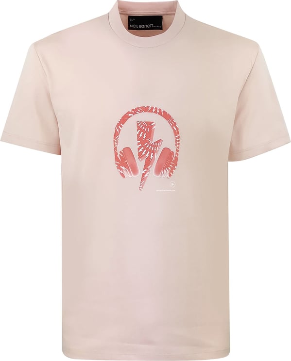 Neil Barrett Pink Man T-shirt Roze