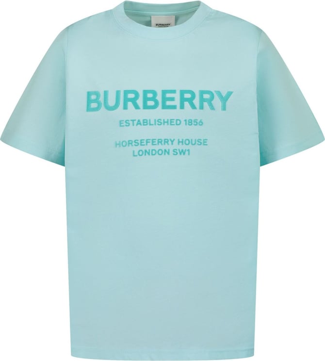 Burberry Kinder T-shirt Mint Groen
