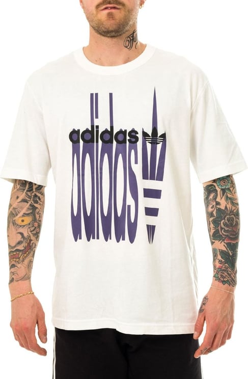 Adidas T-shirt Man Fs Grp Tee 4 Fm2222 Wit
