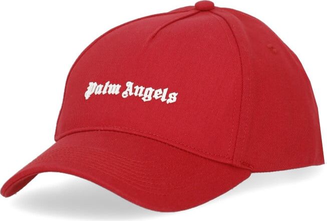 Palm Angels Hats Red Silver Rood
