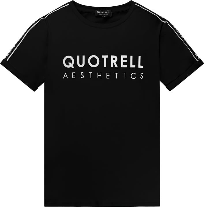 Quotrell Ohio T-Shirt | Black / White Zwart