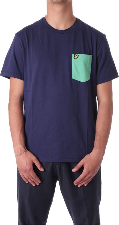 Lyle & Scott T-shirts And Polos Blue Blauw