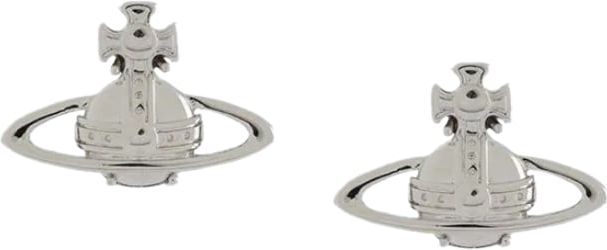 Vivienne W Suzie Earrings Platinum Zilver
