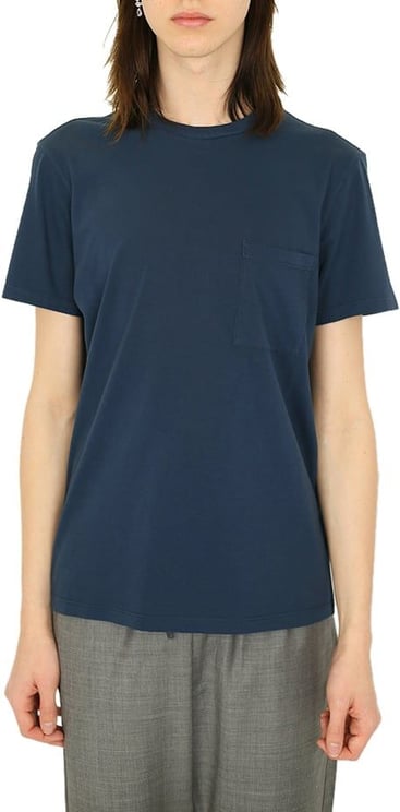 Barena T-shirt Giro Navy Blauw