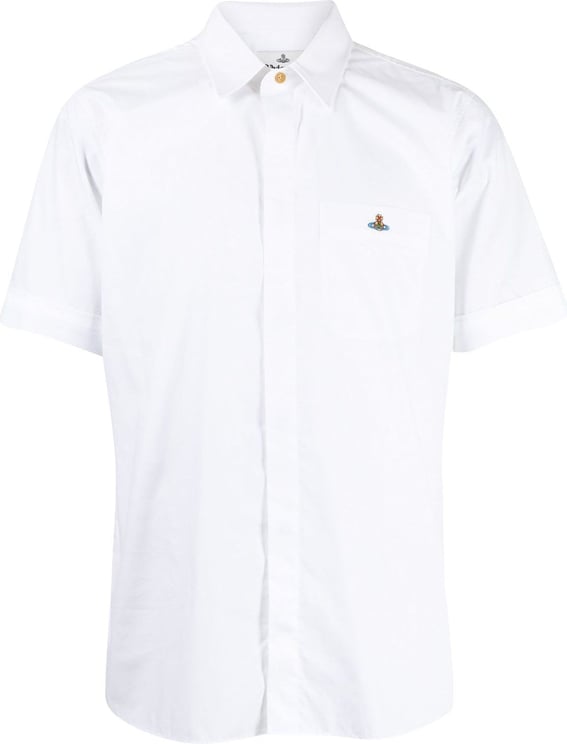 Vivienne W Classic Ss Shirt White Wit
