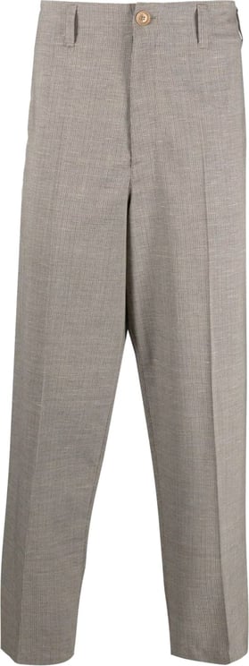 Tapered Pants Beige Grey