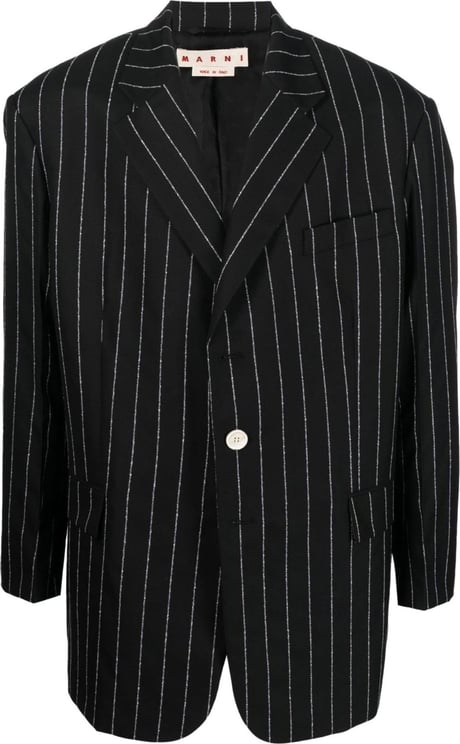 Striped Jacket Black