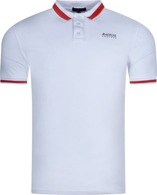 Radical Polo Couture Small - White/red Wit