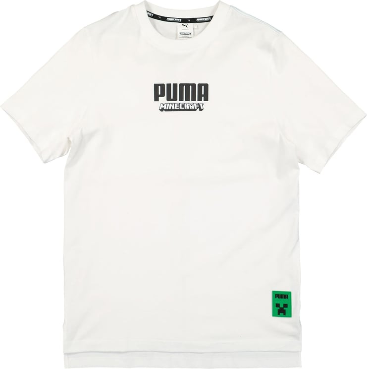 Puma T-shirt Man X Minecraft Graphic Tee 534374.02 Wit