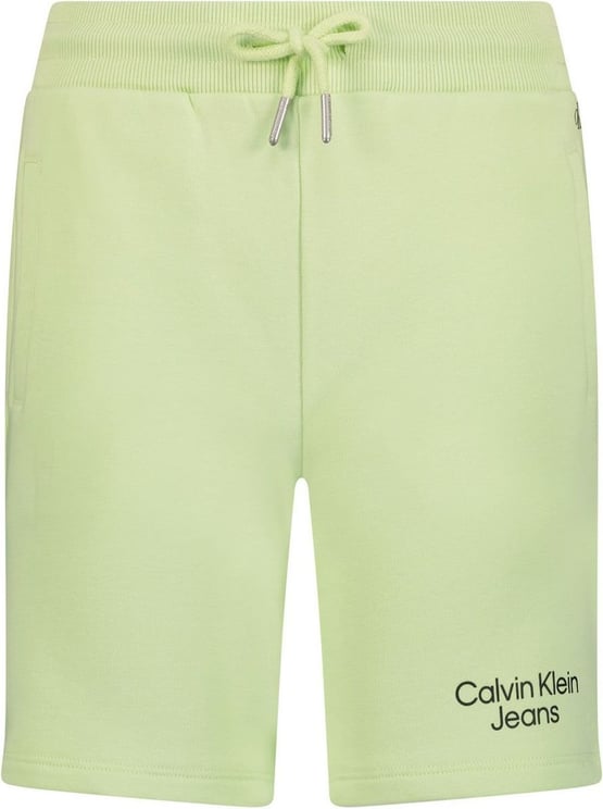 Calvin Klein Calvin Klein IB0IB01290 kinder shorts mint Groen