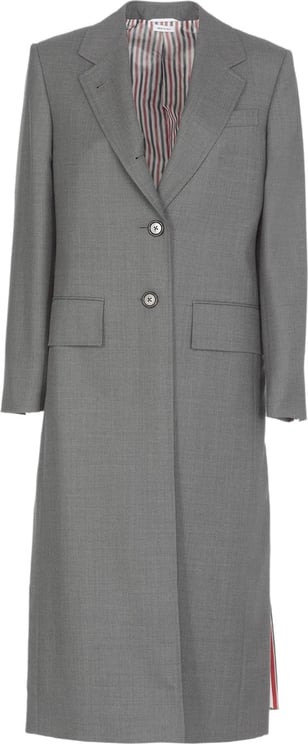 Thom Browne Coats Med Grey Grijs