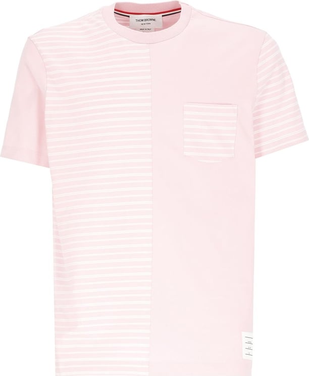 Thom Browne T-shirts And Polos Lt Pink Roze