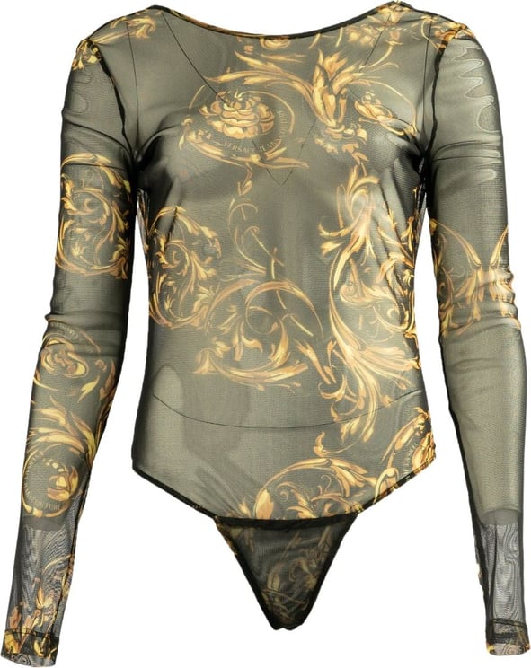 Versace Jeans Couture Regalia Baroque Bodysuit Zwart