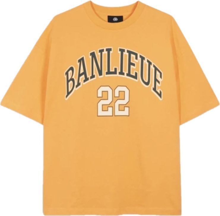Banlieue College T-Shirt Senior Papaya/Sea Moss
