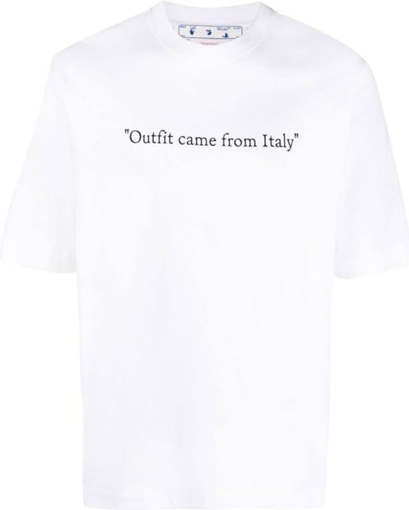 OFF-WHITE From Italy Skate S/s Tee Wit