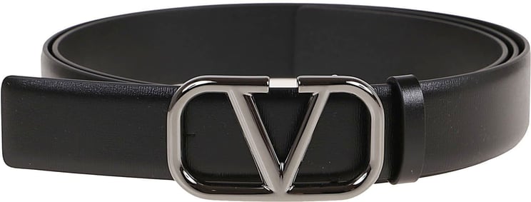 Valentino Buckle Belt Black