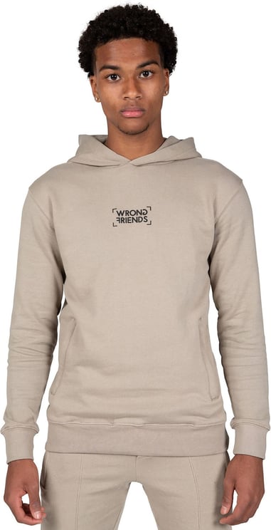 Wrong Friends Paris Hoodie Taupe Taupe