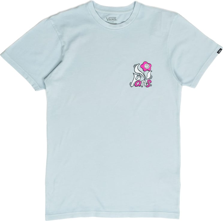 Vans T-shirt Man Peace Flower Ss Vn0a7pl6zfm Blauw