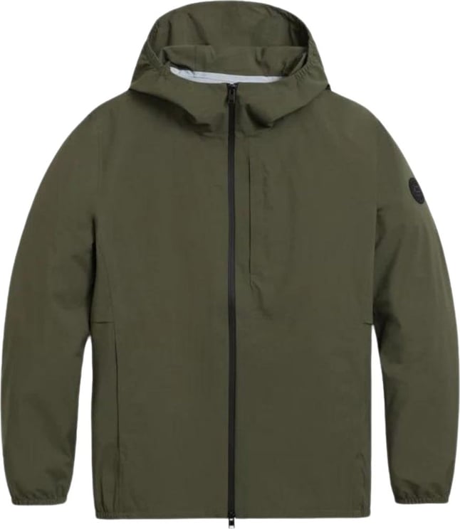Woolrich Pacific Military Green Hooded Jacket Green Groen