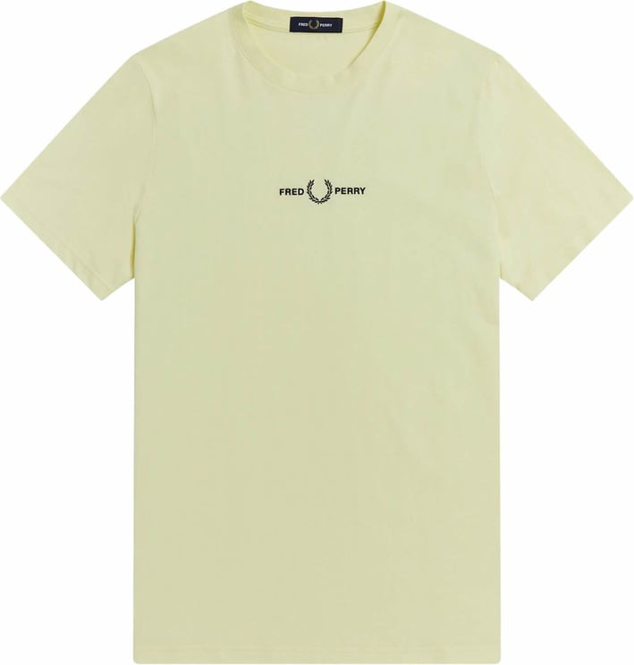 Fred Perry T-shirt Geel Geel